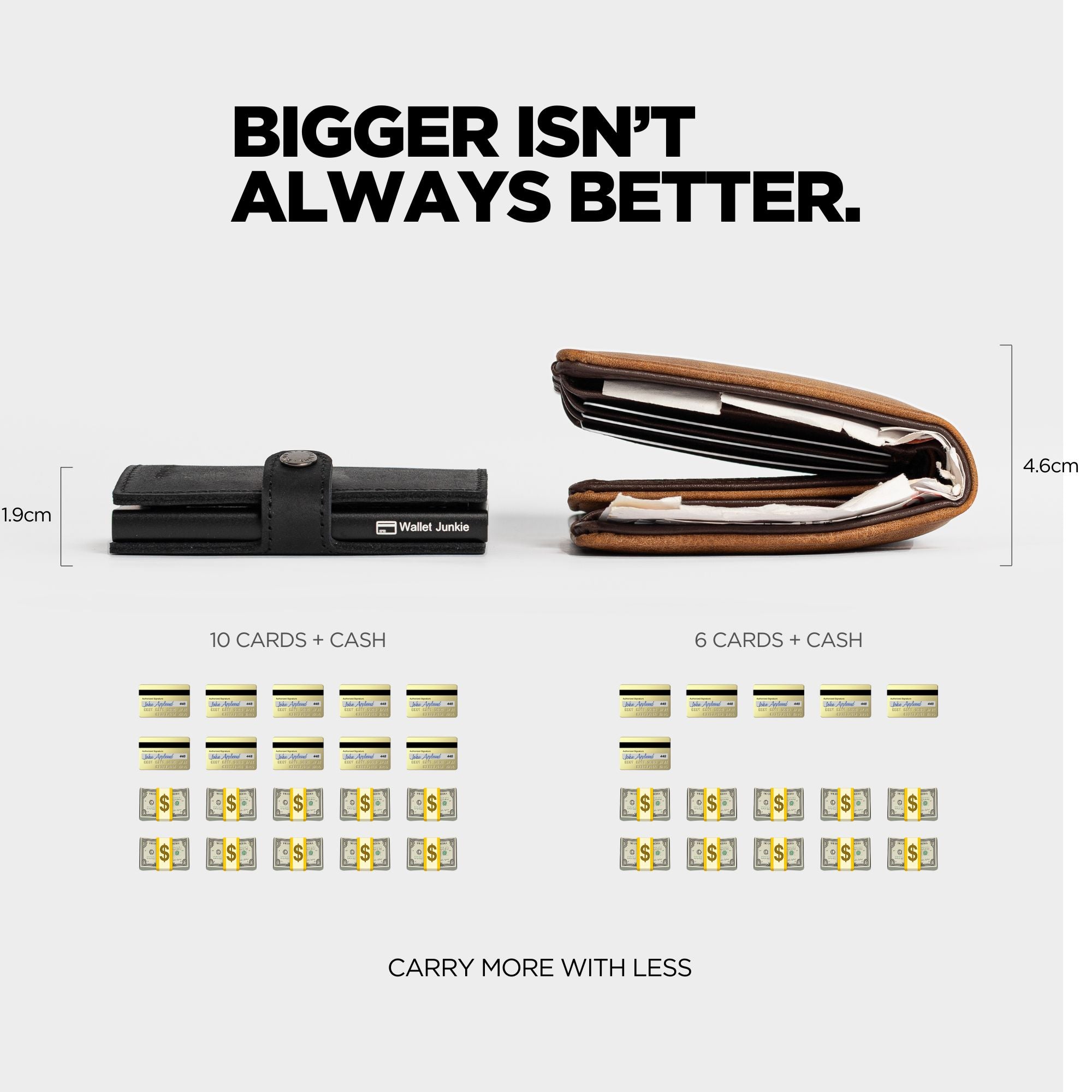 Pop Up Wallet Genuine Leather