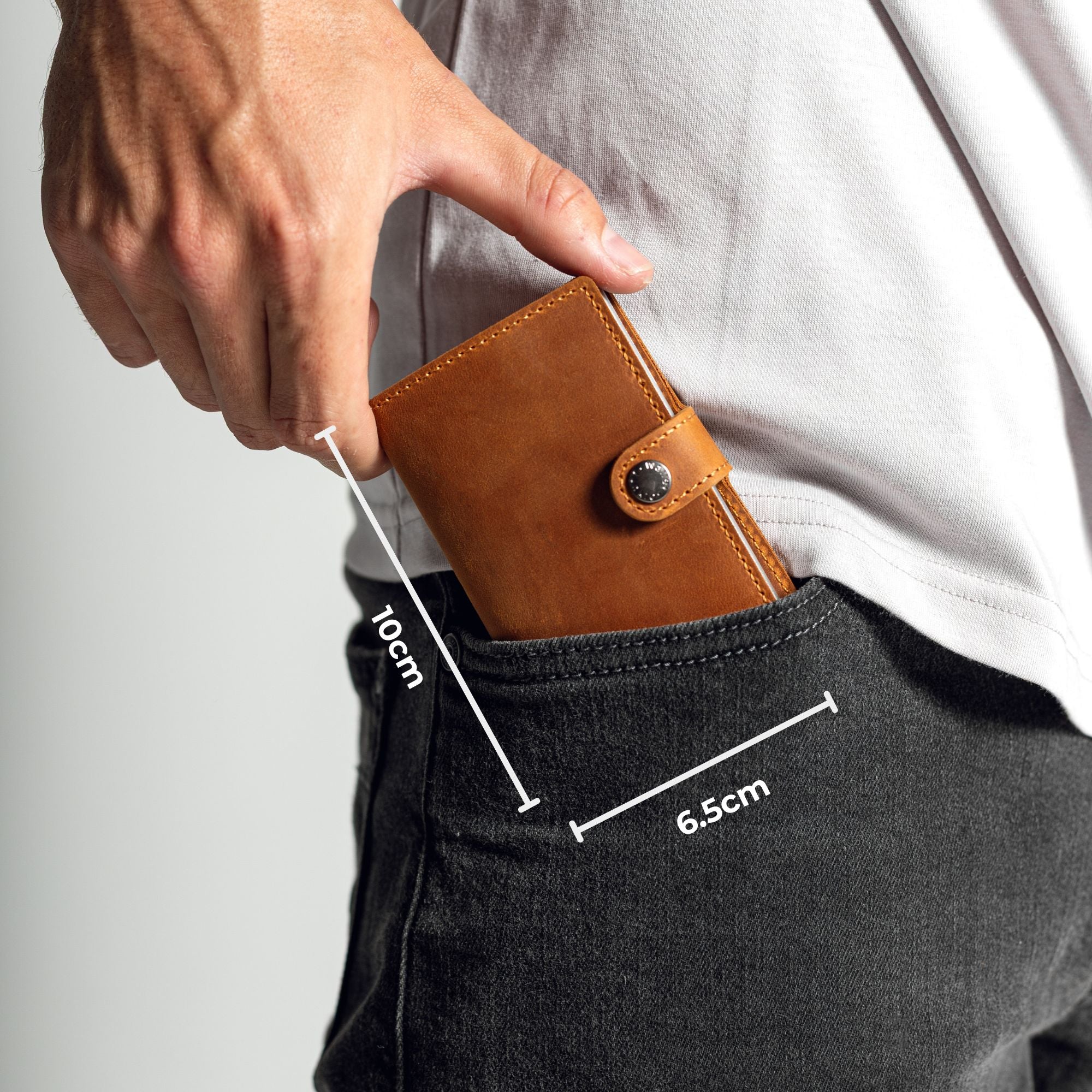 Pop Up Wallet Genuine Leather