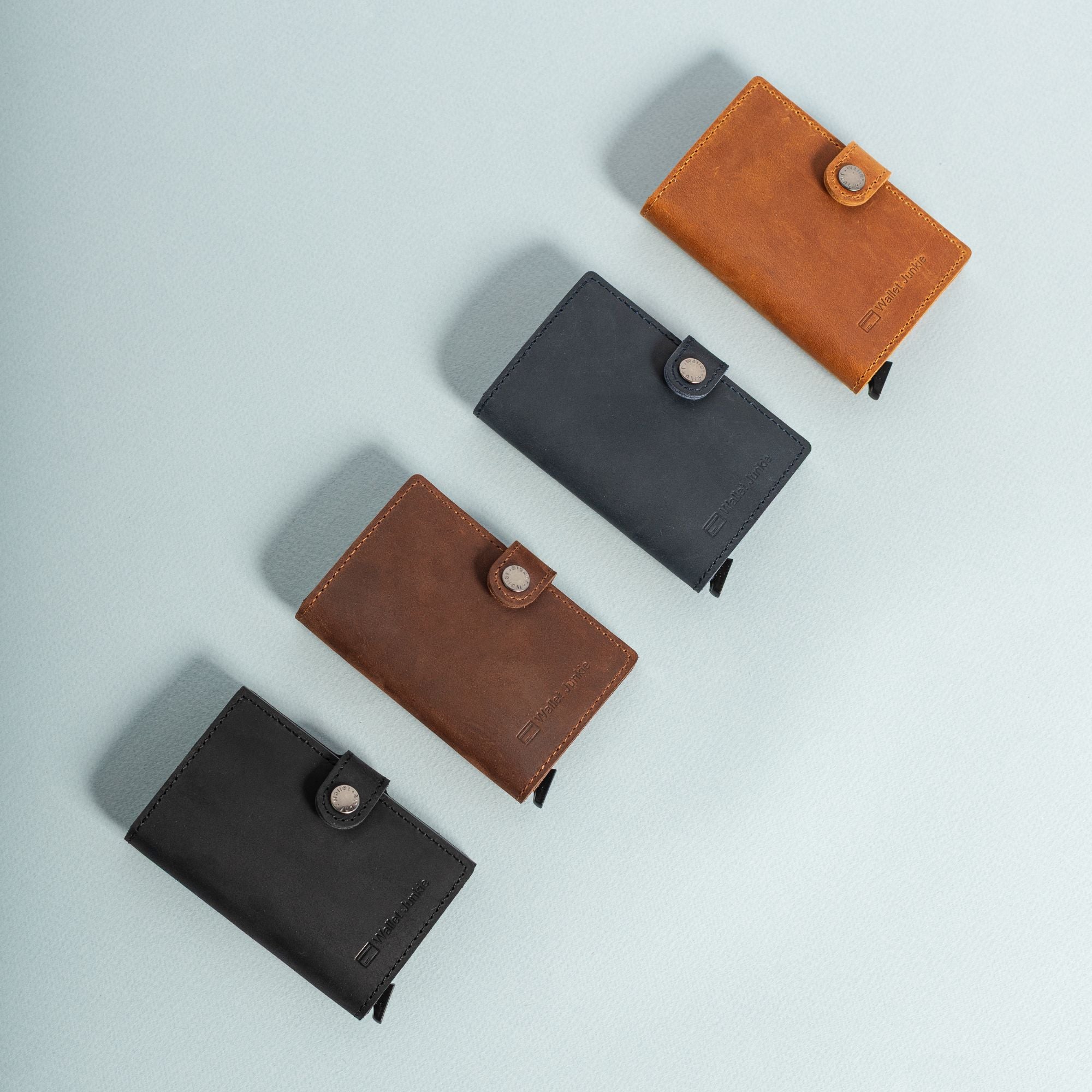 Pop Up Wallet Genuine Leather