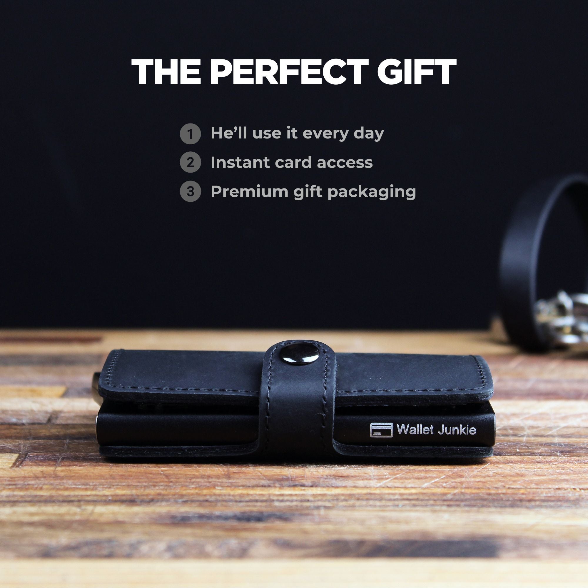 Pop Up Wallet Genuine Leather