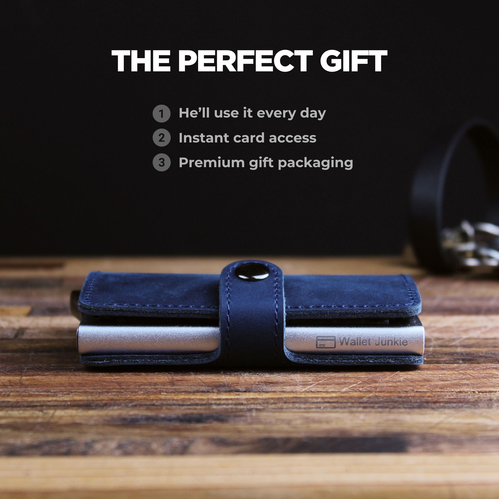 Pop Up Wallet Genuine Leather