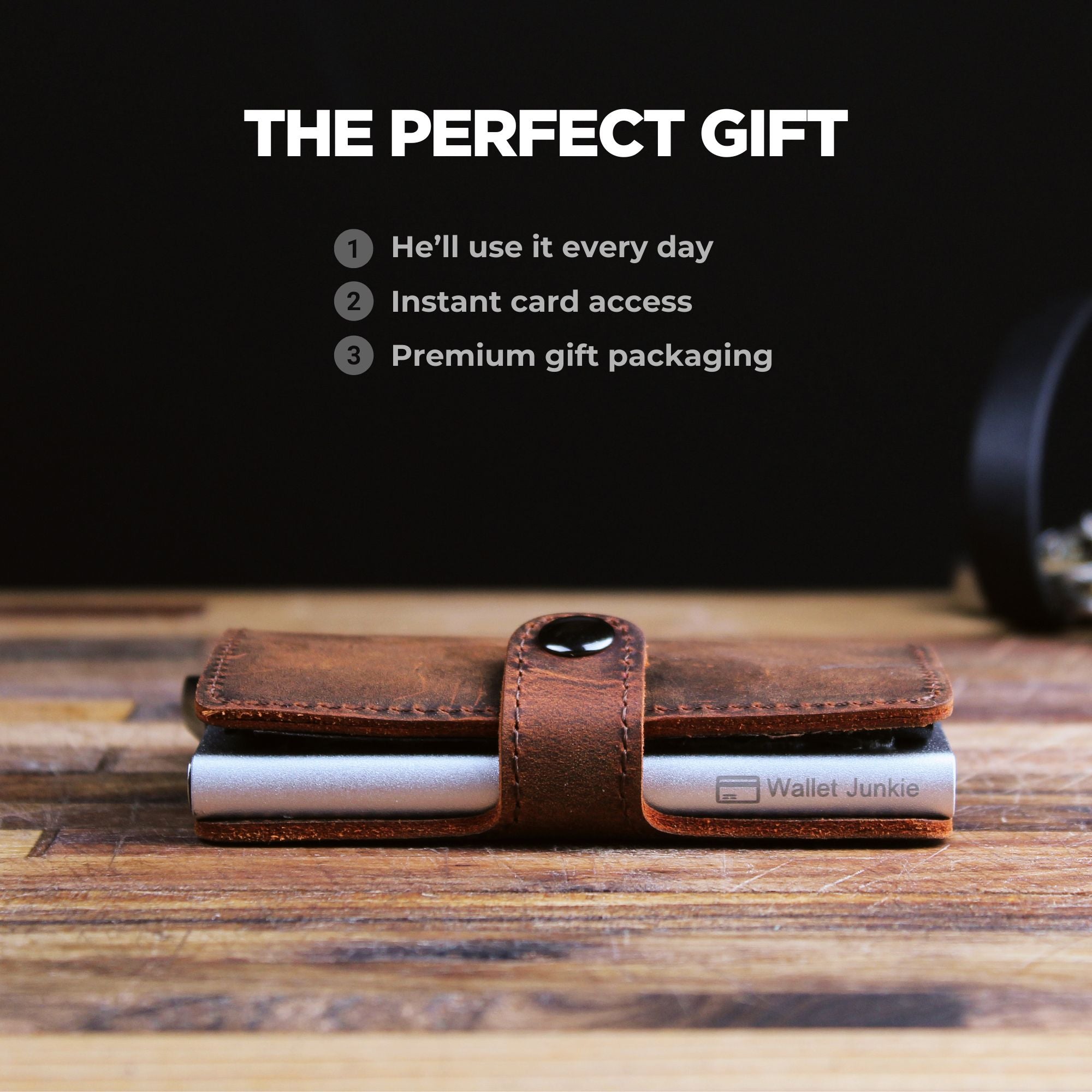 Pop Up Wallet Genuine Leather