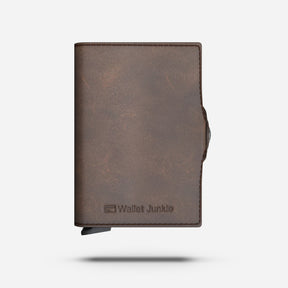 Double Pop Up Wallet Genuine Leather