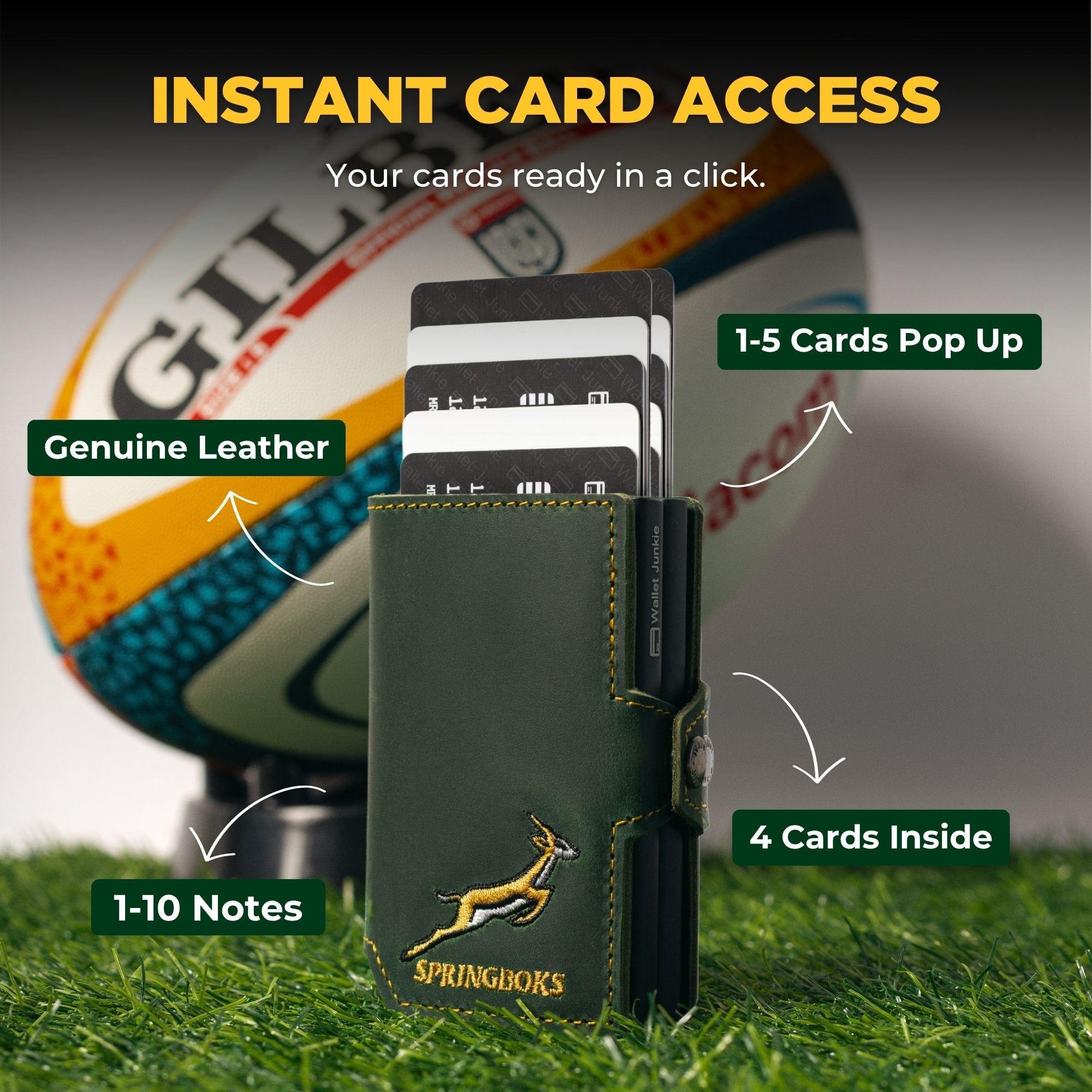 Springbok Double Pop Up Wallet