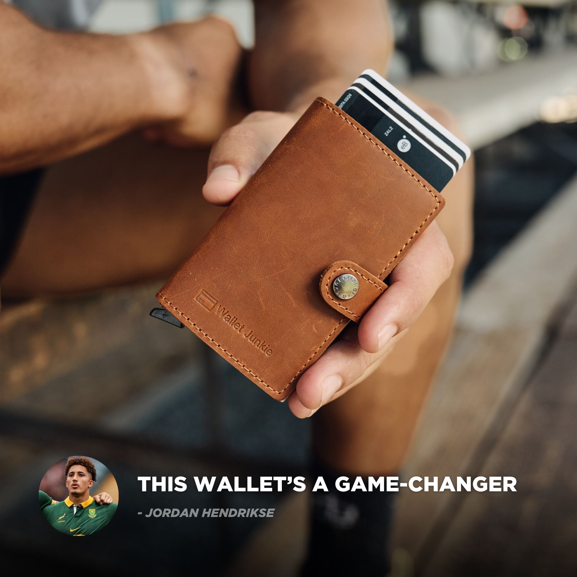 Pop Up Wallet Genuine Leather