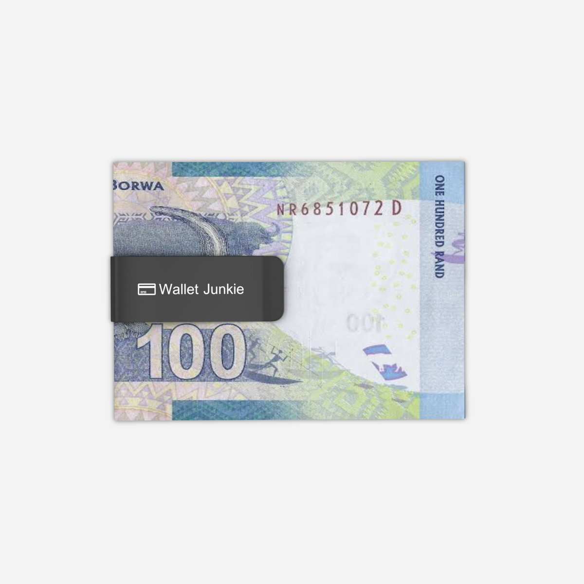 Wallet Junkie Cash Clip - Holds 1-20 notes